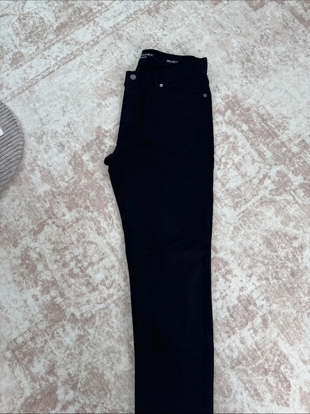 Banana Republic traveler Men's Black Slim Straight Jeans 30x30